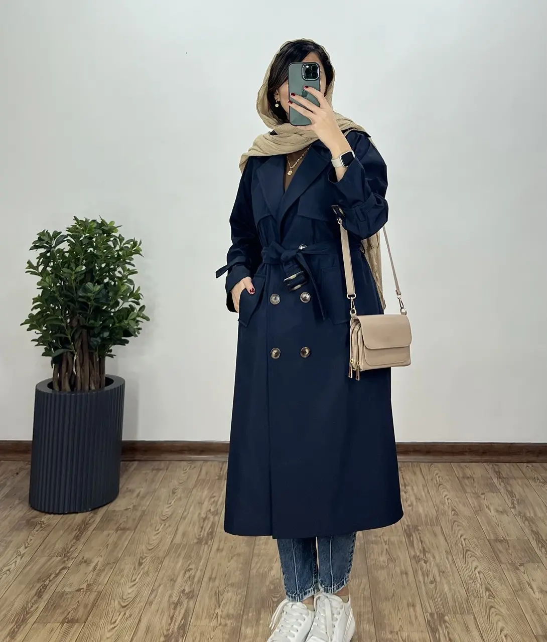 بارونی بلند ضد آب دنیز